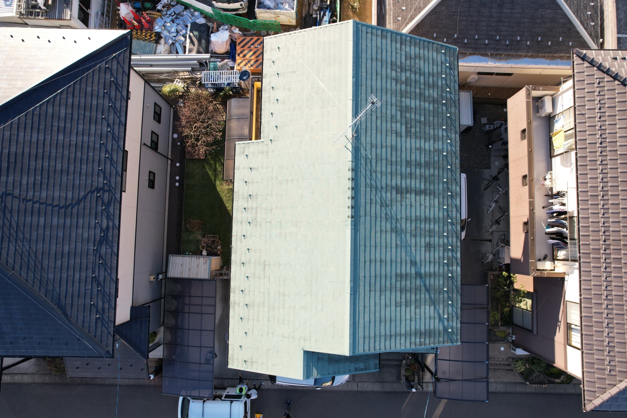 屋根、外壁のドローン調査！