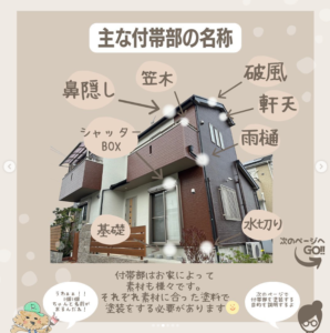 付帯部塗装