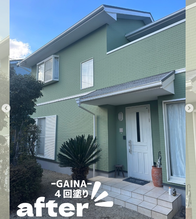 各務原市『断熱塗装GAINA』施工事例