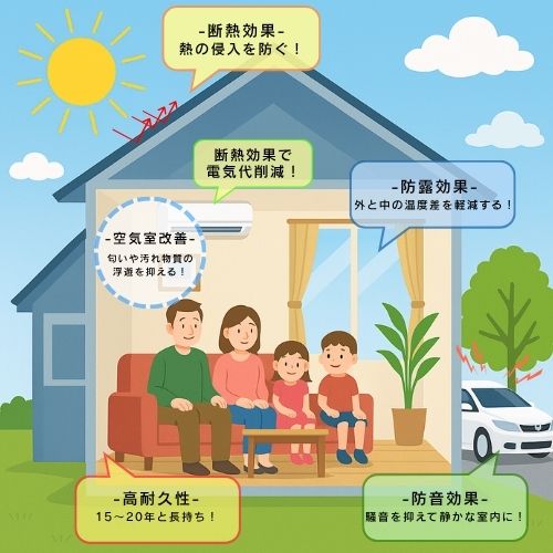 断熱塗料GAINAの特徴