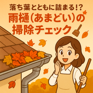 雨樋の掃除チェック