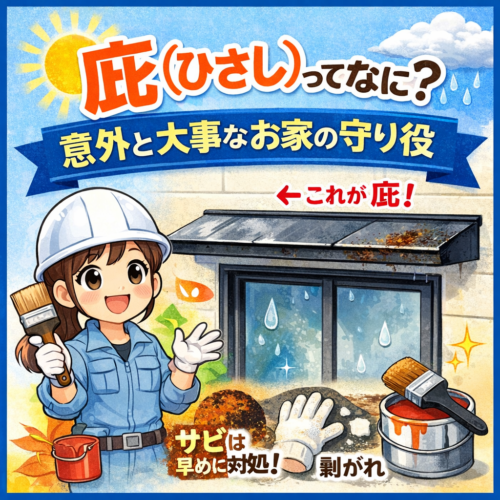 庇(ひさし)ってなに?意外と大事なお家の守り役