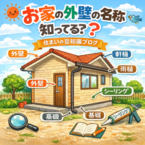 おうちの各部位の名前、どこまで知ってる？🏠