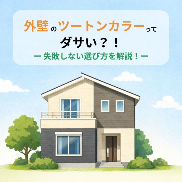 外壁のツートンカラーってダサい?失敗しない選び方を解説!