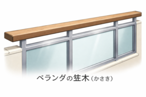 ベランダ笠木