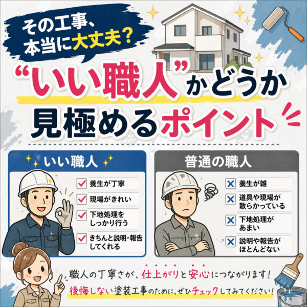 “いい職人”かどうか見極めるポイント