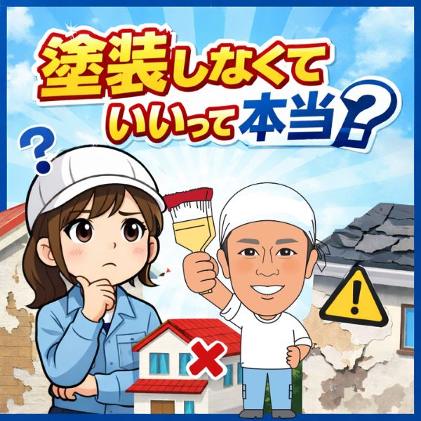 塗装しなくていいって本当？“あえて工事を勧めない”ケース