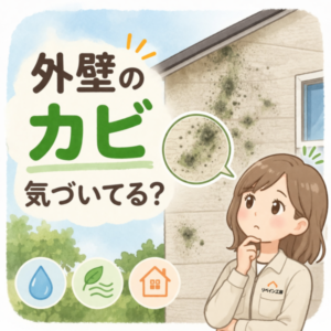 外壁のカビ