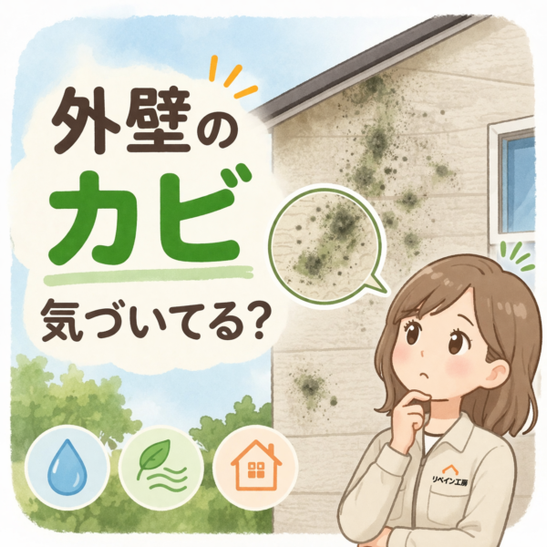 外壁にカビについて徹底解説！
