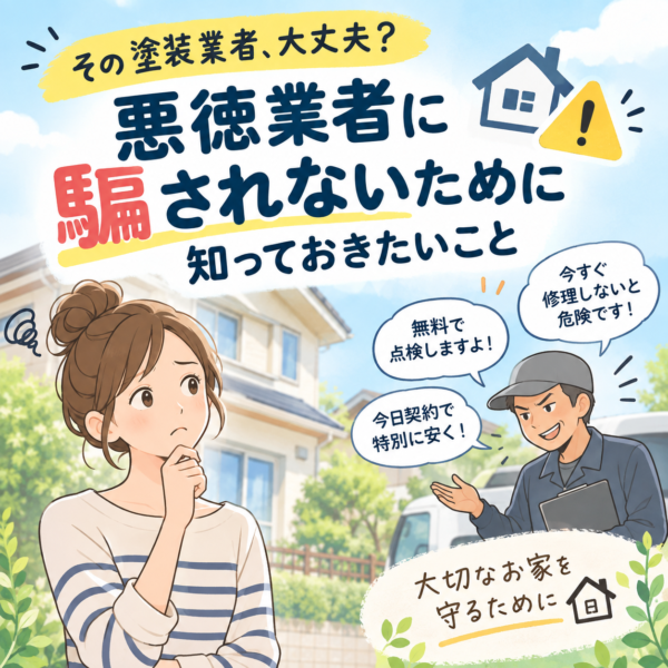悪徳業者に騙されないために知っておきたいこと