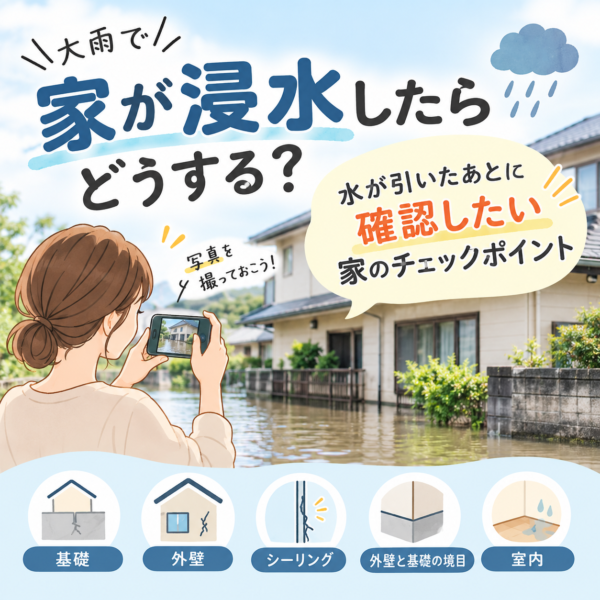 大切なお家が水没・浸水してしまったら?