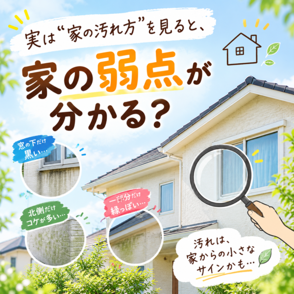 “家の汚れ方”を見ると、家の弱点が分かる?
